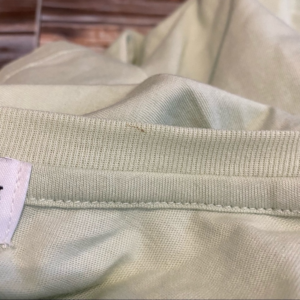 Charlie Holiday Balmy Nights Short Sleeve Graphic T-Shirt Mint Green Sz 4 - Picture 7 of 9